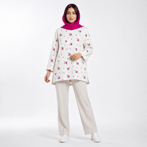 تونیک زنانه کراش طرح فلامینگو