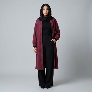 خرید اینترنتی قیمت مانتو زنانه موهر بیسکویتی پاییزی
