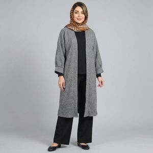 خرید اینترنتی قیمت مانتو زنانه موهر بیسکویتی پاییزی