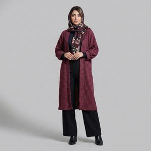 خرید اینترنتی قیمت مانتو زنانه موهر بیسکویتی پاییزی