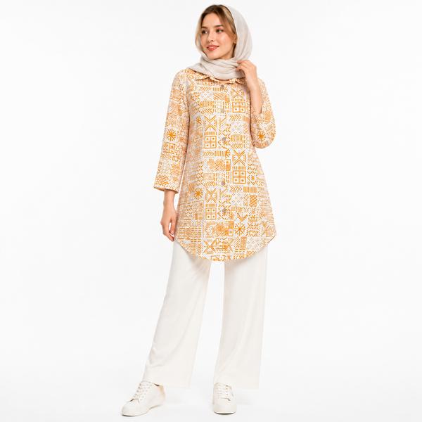 مانتو زنانه لینن گندم