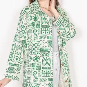 خرید اینترنتی قیمت مانتو زنانه لینن گندم