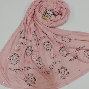 شال زنانه کویتی گل برجسته وارداتی