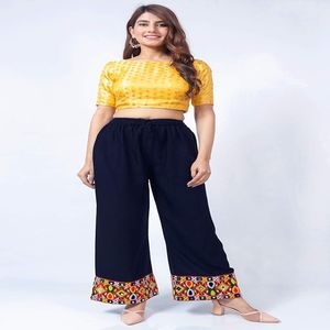 خرید اینترنتی قیمت شلوار زنانه نخی هندی سوزن دوزی و آینه کاری وارداتی