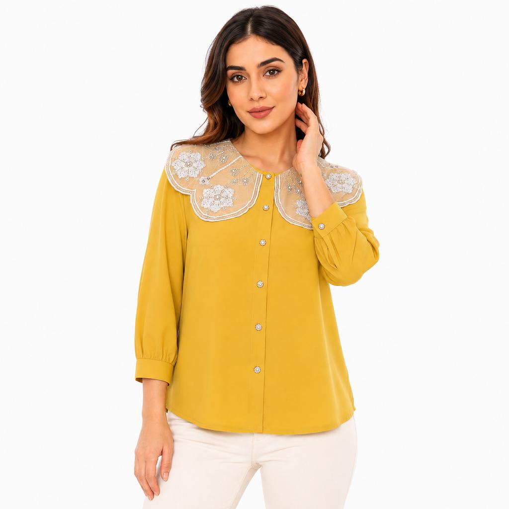 خرید اینترنتی قیمت شومیز زنانه مجلسی وارداتی