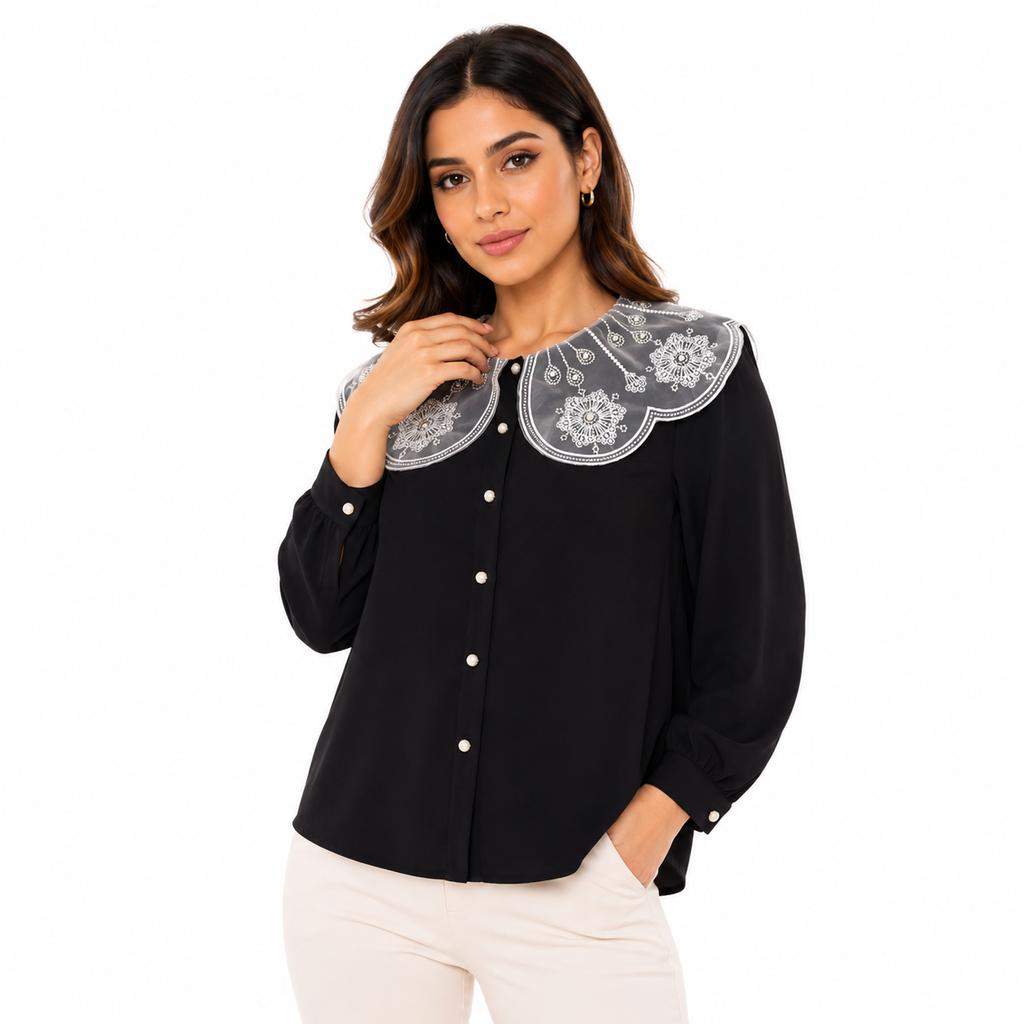 خرید اینترنتی قیمت شومیز زنانه مجلسی وارداتی