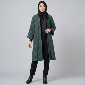 خرید اینترنتی قیمت مانتو زنانه چهارخونه شانل ترک پاییزی