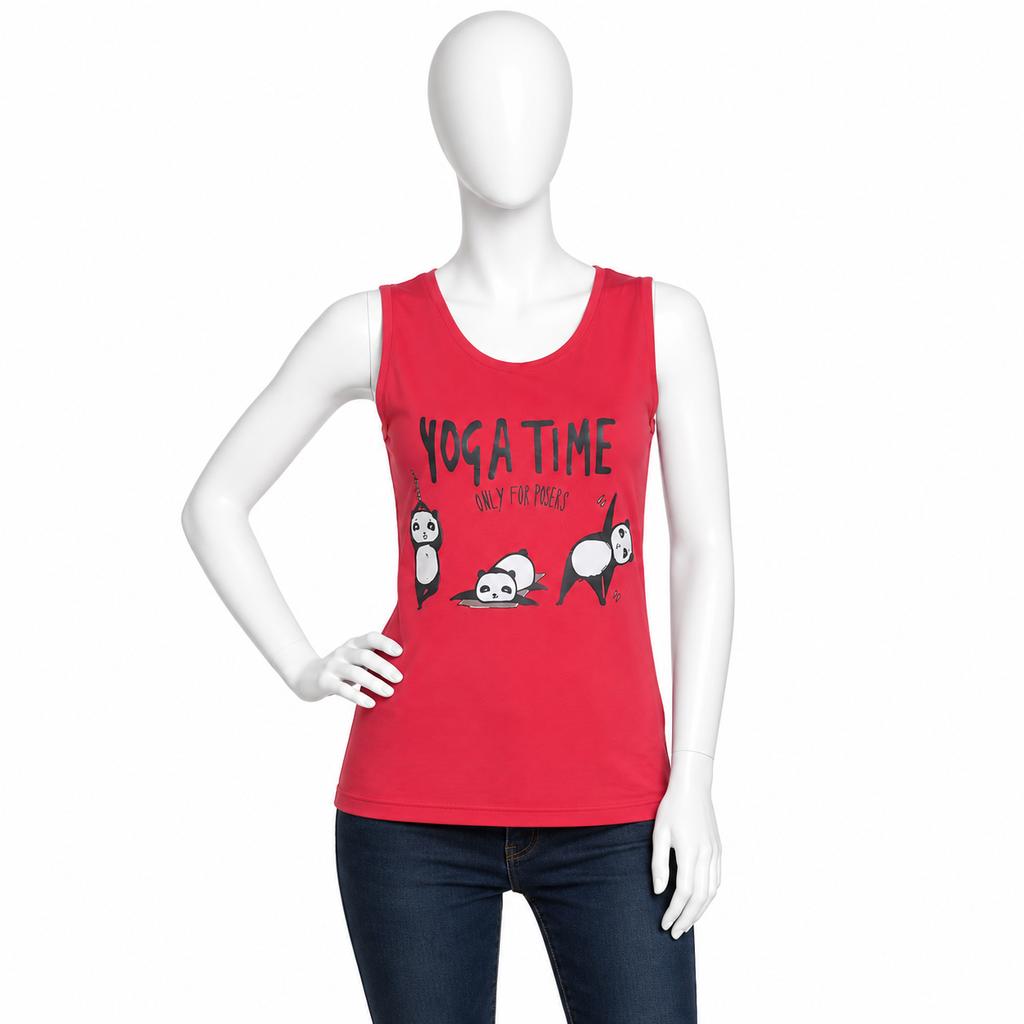 خرید اینترنتی قیمت تاپ زنانه ویسکوز طرح پاندا