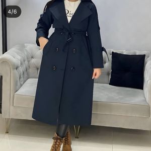 مانتو بارونی بلند زنانه طرح روژین