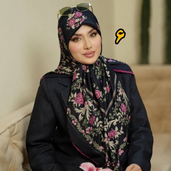 روسری ابریشم مجلسی وارداتی
