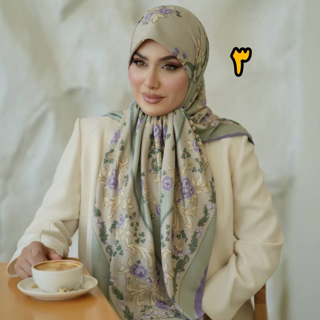خرید انلاین روسری ابریشم مجلسی وارداتی