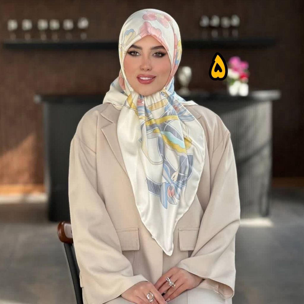 خرید اینترنتی روسری مجلسی ساتن ابریشم