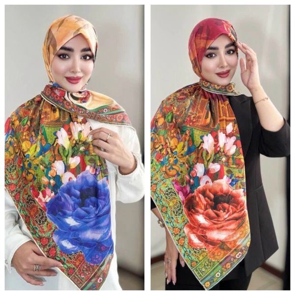 روسری ابریشم مجلسی