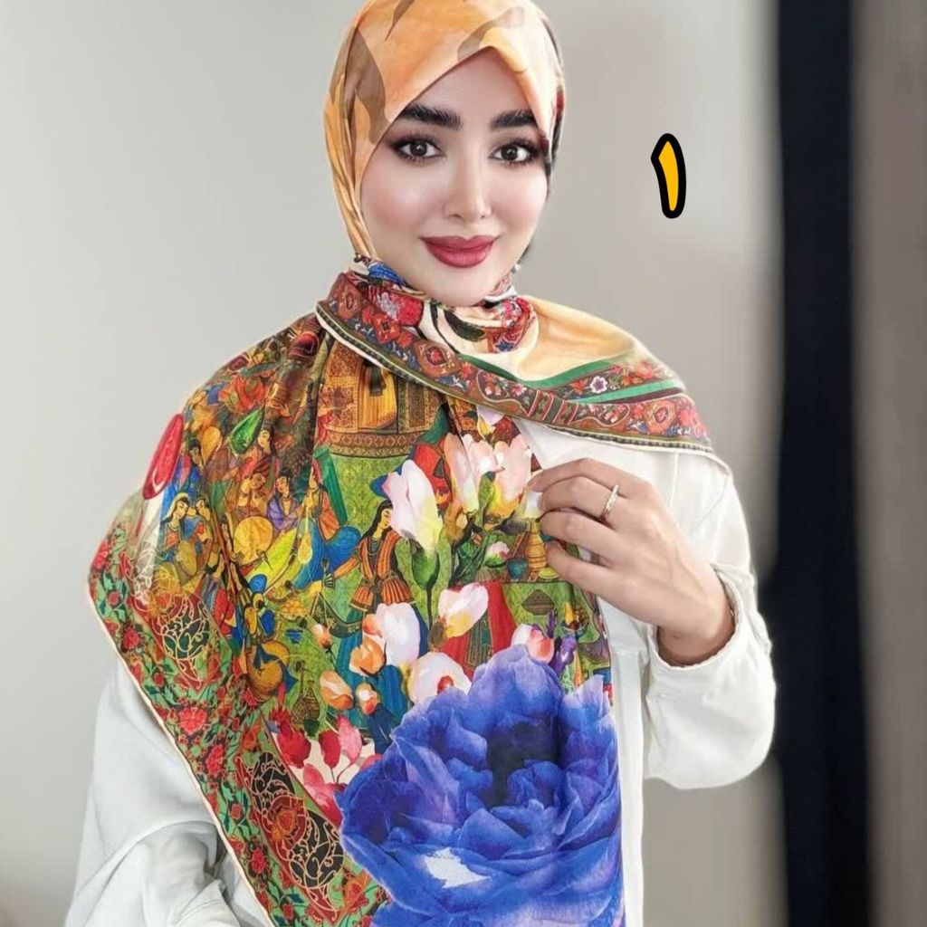 مشخصات روسری ابریشم مجلسی