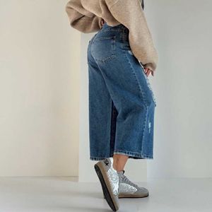 خرید اینترنتی شلوار جین زاپدار WIDELEG کد 102450