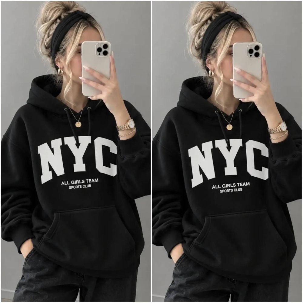 مشخصات هودی زنانه ومردانه  دخترانه طرح NYC