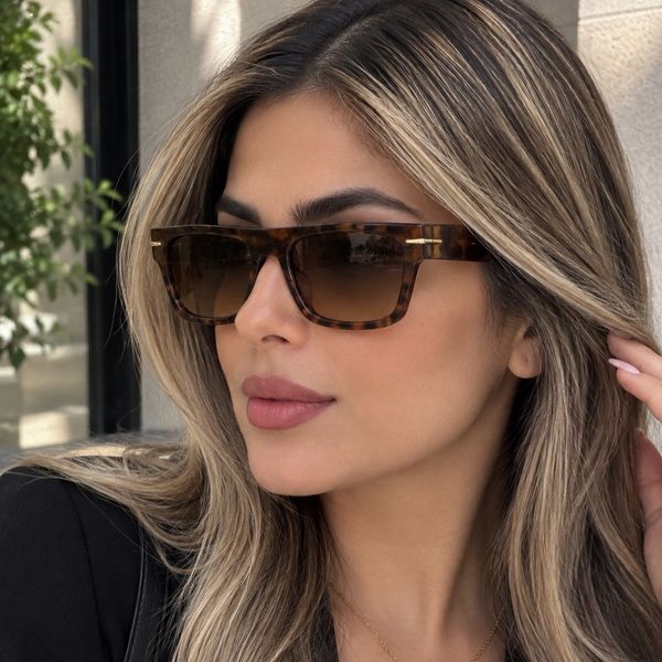 عینک آفتابی پلنگی پاییزه