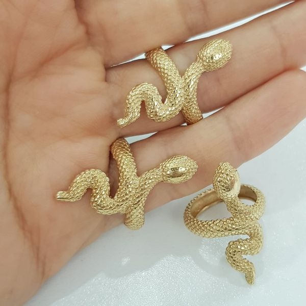 انگشتر طلاروس طرح مار ، برند Xupier