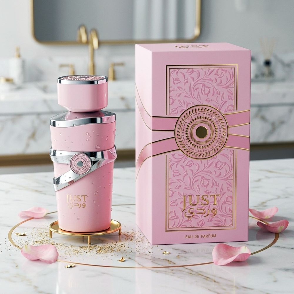 خرید اینترنتی عطر ادکلن خاص زنانه یارا صورتی فراگرنس ورد مدل جاست وردی با شیشه لوکس