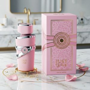عطر ادکلن خاص زنانه یارا صورتی فراگرنس ورد مدل جاست وردی با شیشه لوکس