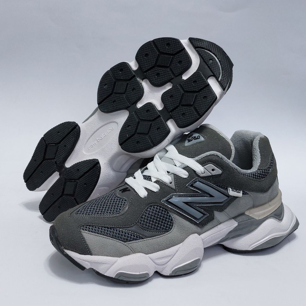 خرید اینترنتی کتانی پرطرفدار و همیشه ترند نیوبالانس 9060 New balance طوسی سیر
