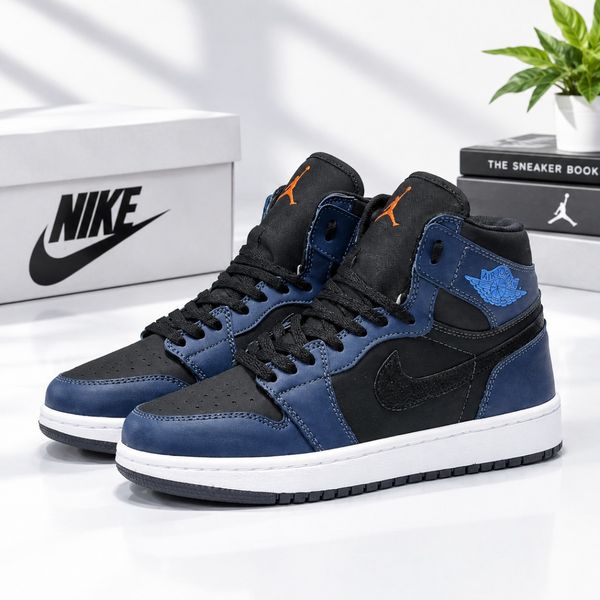 کتانی ساقدار نایک جردن وان جدید بلک فیش Nike Jordan one Black Fish