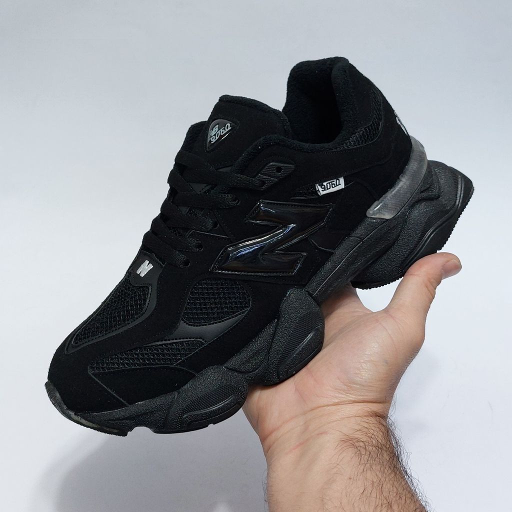 خرید اینترنتی کتانی پرطرفدار و همیشه ترند نیوبالانس 9060 New balance مشکی تمام