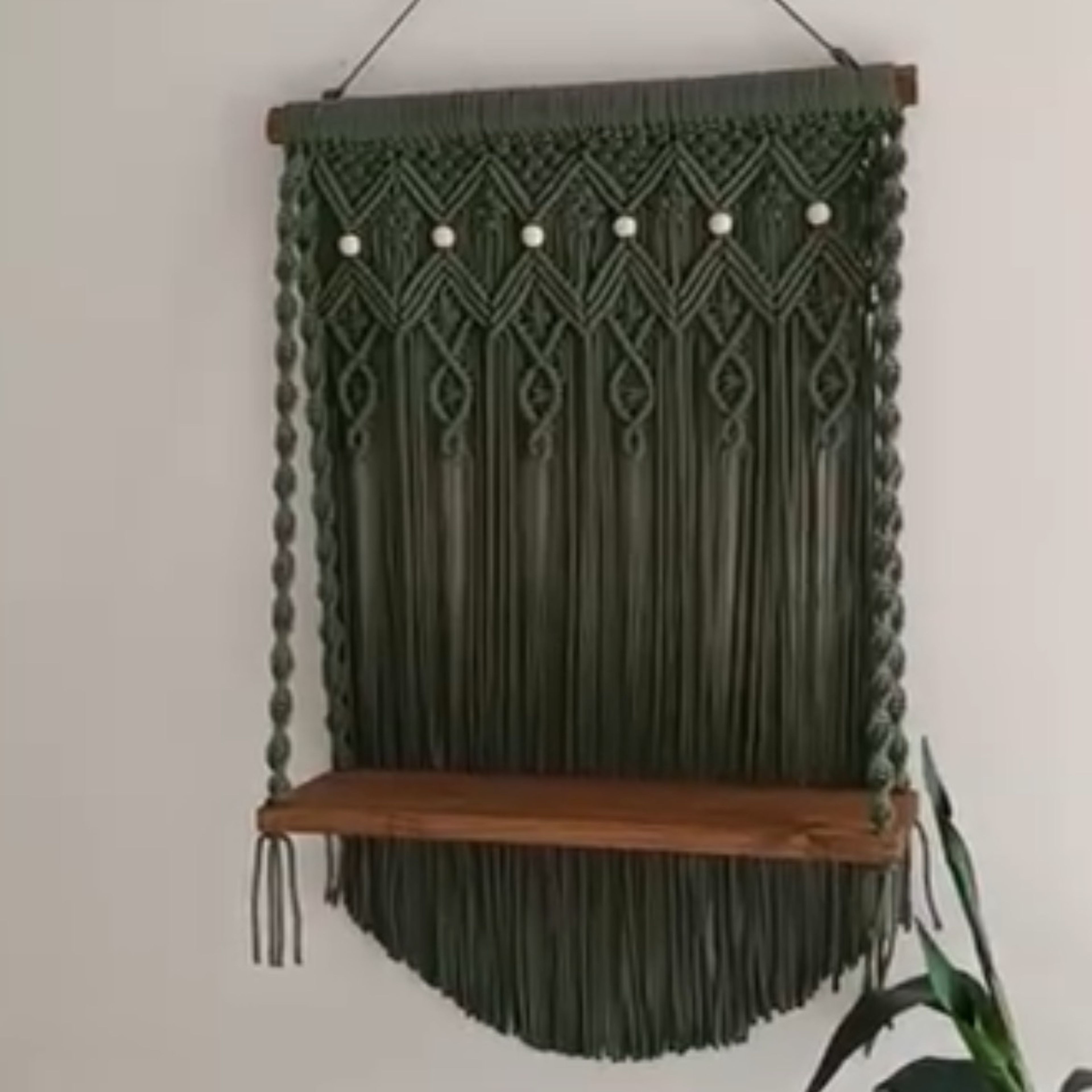 خرید آنلاین شلف مکرومه کاربردی مدل درسا