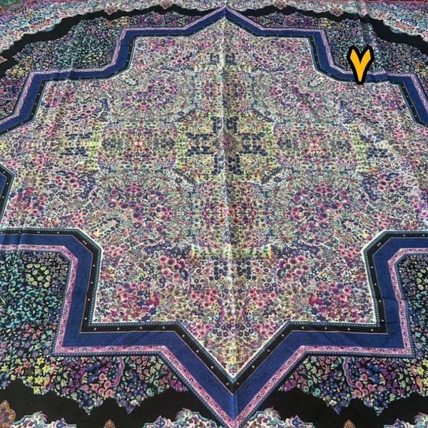 روسری مجلسی حریر ایتالیایی