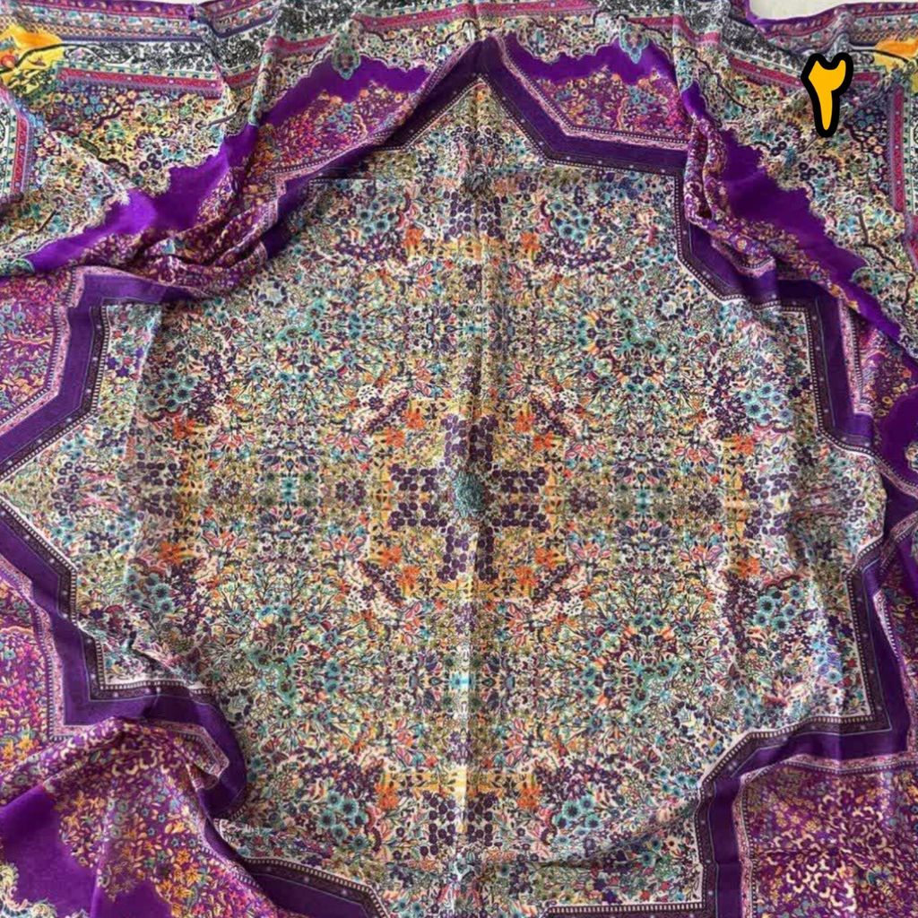 خرید آنلاین روسری مجلسی حریر ایتالیایی