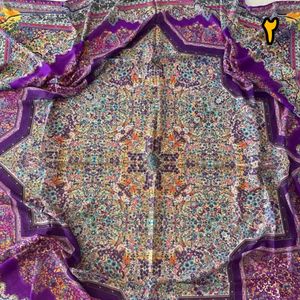 خرید آنلاین روسری مجلسی حریر ایتالیایی
