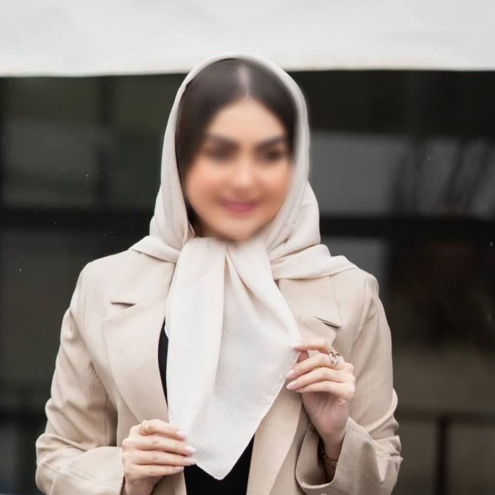 خرید اینترنتی روسری نخی درختی قواره صد ساده تک رنگ زیبا🌈