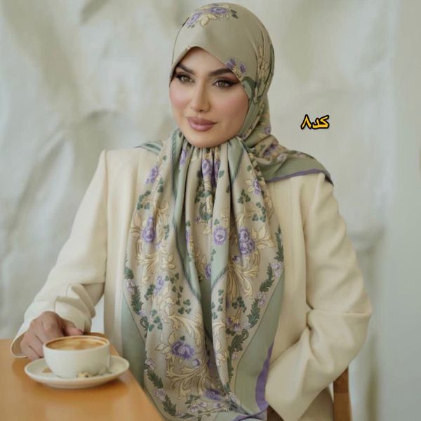روسری مجلسی ابریشم توییل