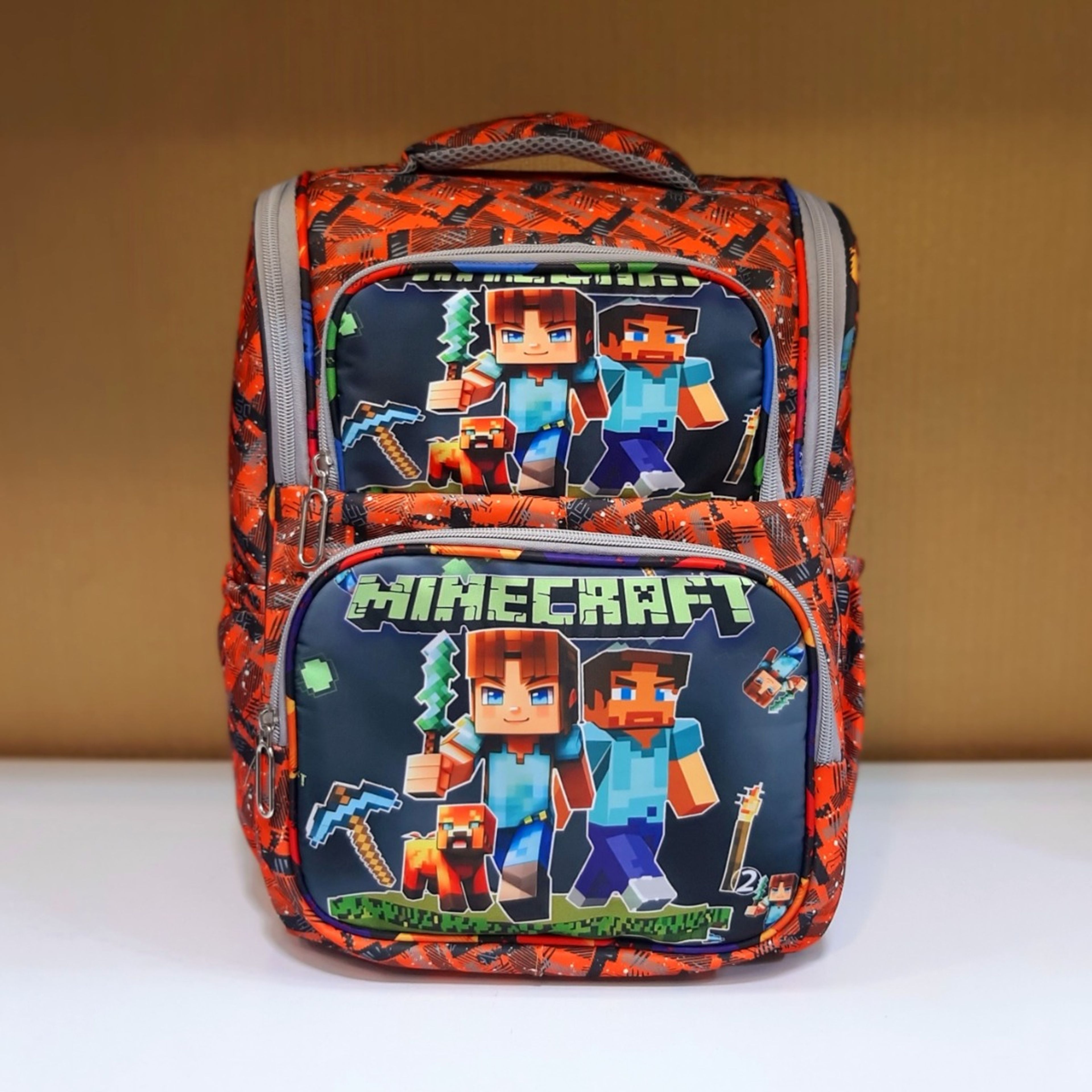 قیمت ارزان کوله پشتی Minecraft ماینکرافت مدل صندوقی