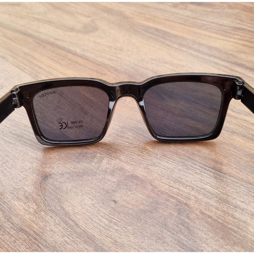 خرید اینترنتی قیمت عینک آفتابی طرح Moscot مدل مشکی کلاسیک مناسب خانمها و آقایان