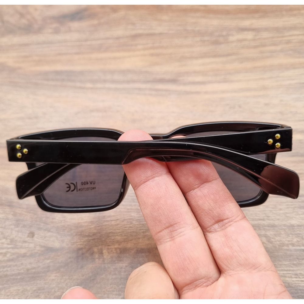 خرید اینترنتی قیمت عینک آفتابی طرح Moscot مدل مشکی کلاسیک مناسب خانمها و آقایان