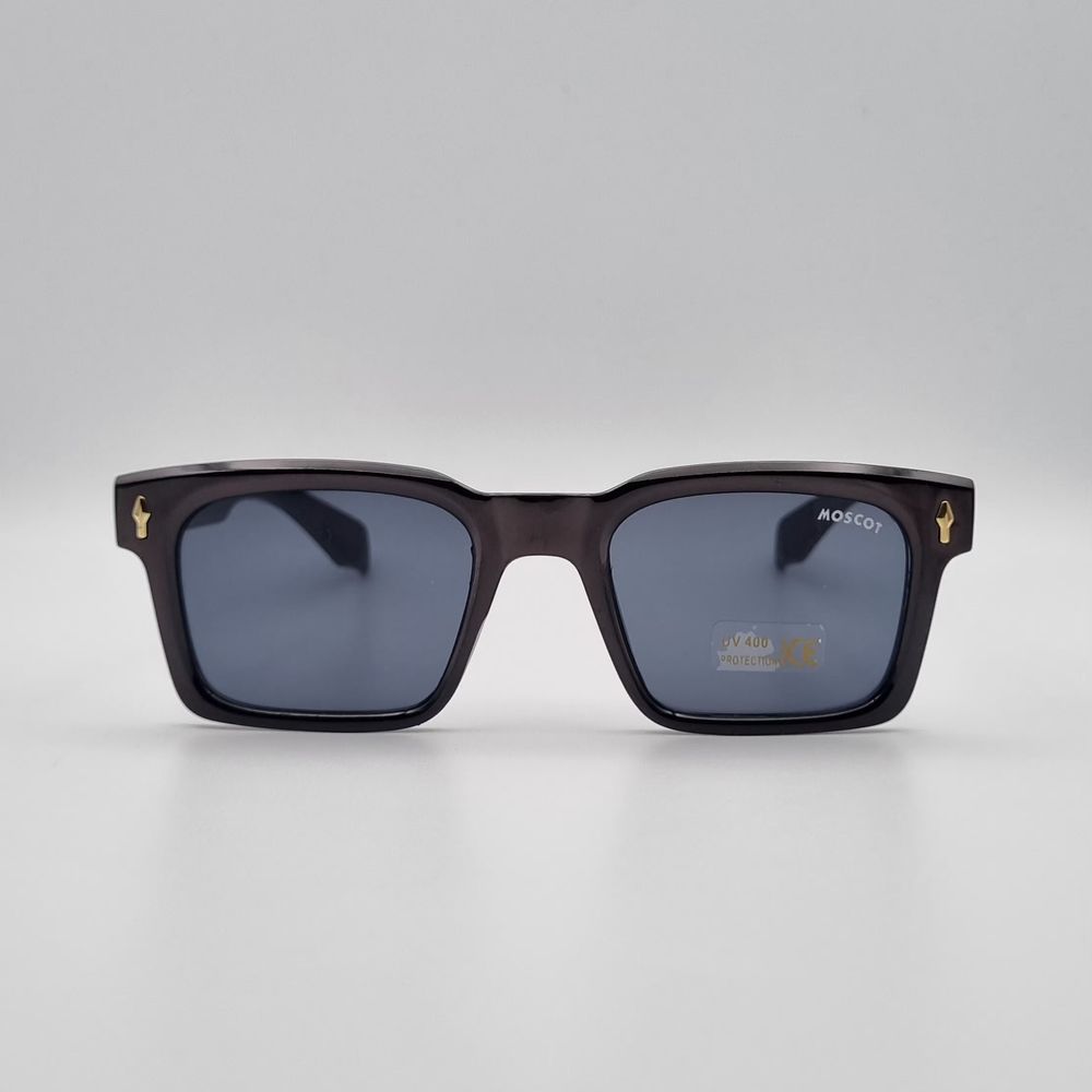 خرید اینترنتی قیمت عینک آفتابی طرح Moscot مدل مشکی کلاسیک مناسب خانمها و آقایان