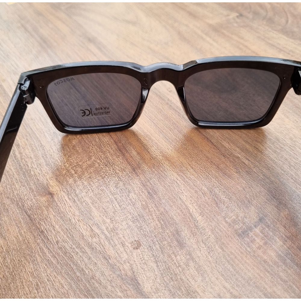 خرید اینترنتی قیمت عینک آفتابی طرح Moscot مدل مشکی کلاسیک مناسب خانمها و آقایان