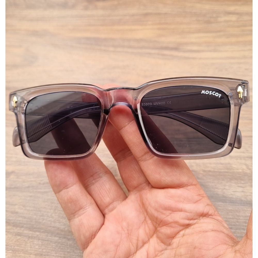 خرید اینترنتی قیمت عینک آفتابی طرح Moscot مدل طوسی مناسب خانمها و آقایان