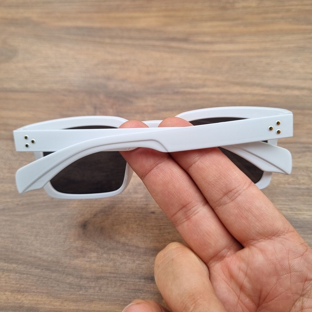 خرید اینترنتی قیمت عینک آفتابی طرح Moscot مدل سفید مناسب خانمها و آقایان