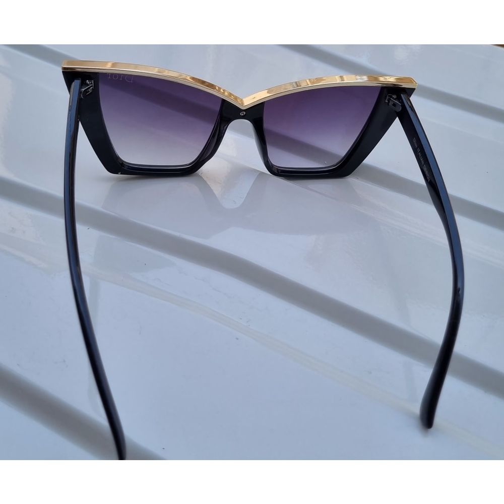خرید اینترنتی عینک آفتابی لوکس Dior گربه ای مربعی مشکی