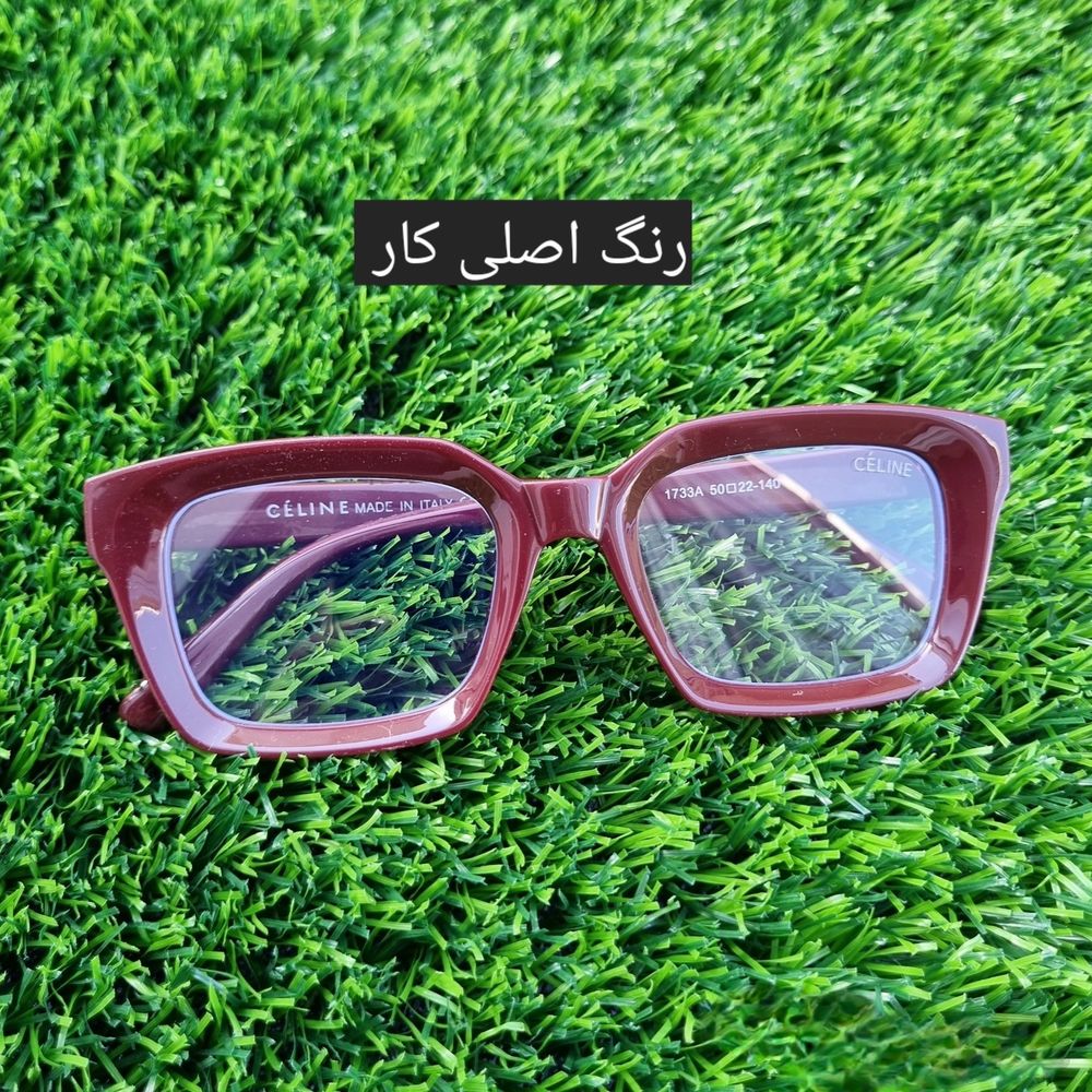 خرید انلاین عینک فریم طبی سلین بلوکات رنگ زرشکی