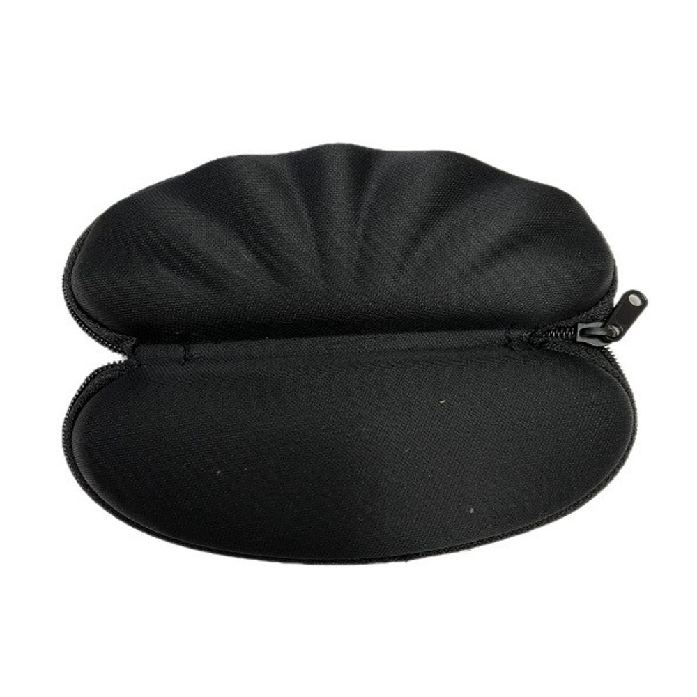 فروش اینترنتی کیف عینک مدل صدفی پارچه ای رنگ مشکی