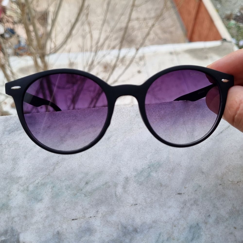 فروش اینترنتی عینک آفتابی مارک اسکادا مدل گرد رنگ مشکی