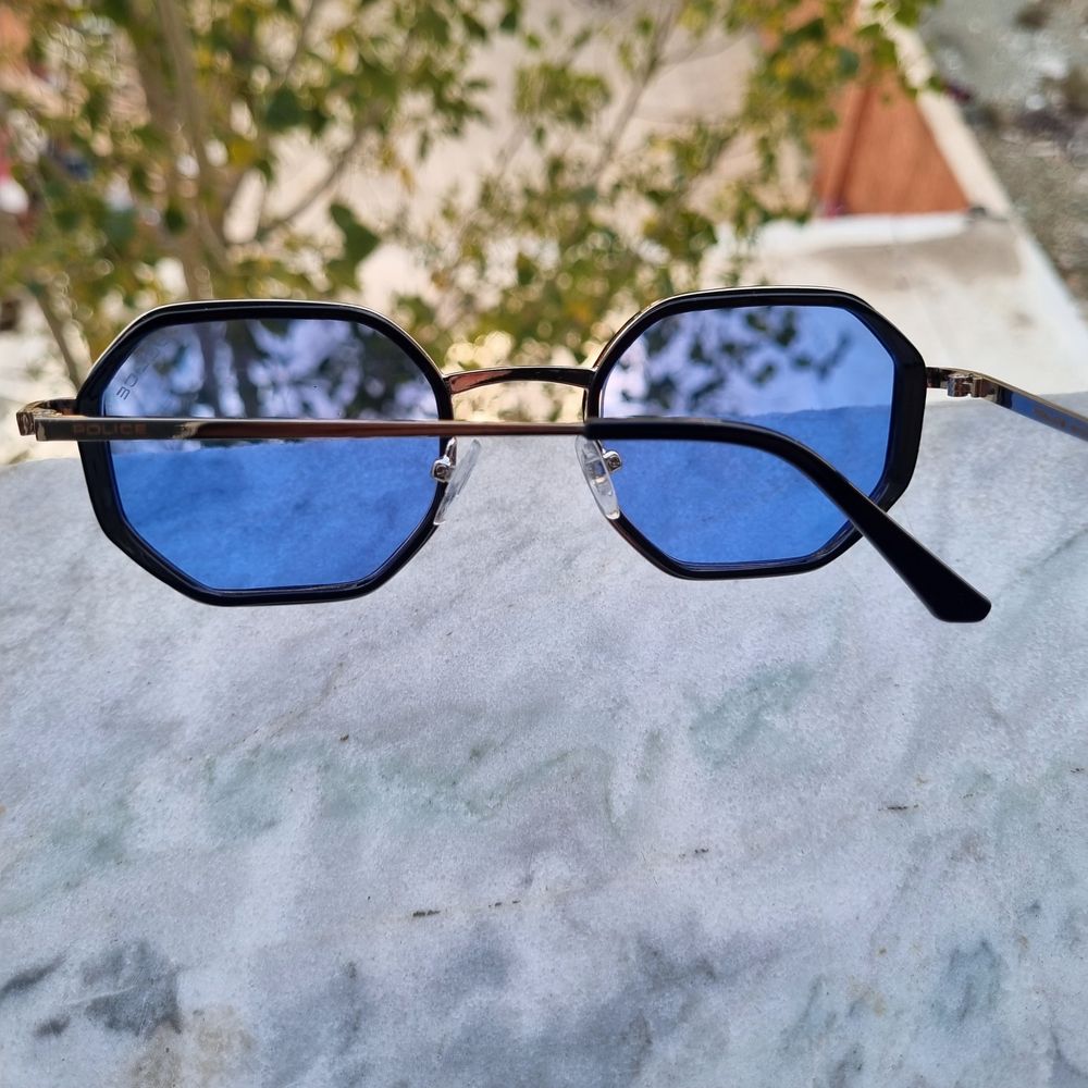 مشخصات عینک شب پلیس چند ضلعی آبی