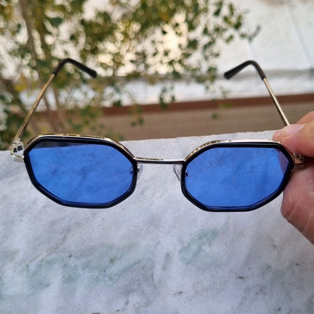 خرید انلاین عینک شب پلیس چند ضلعی آبی