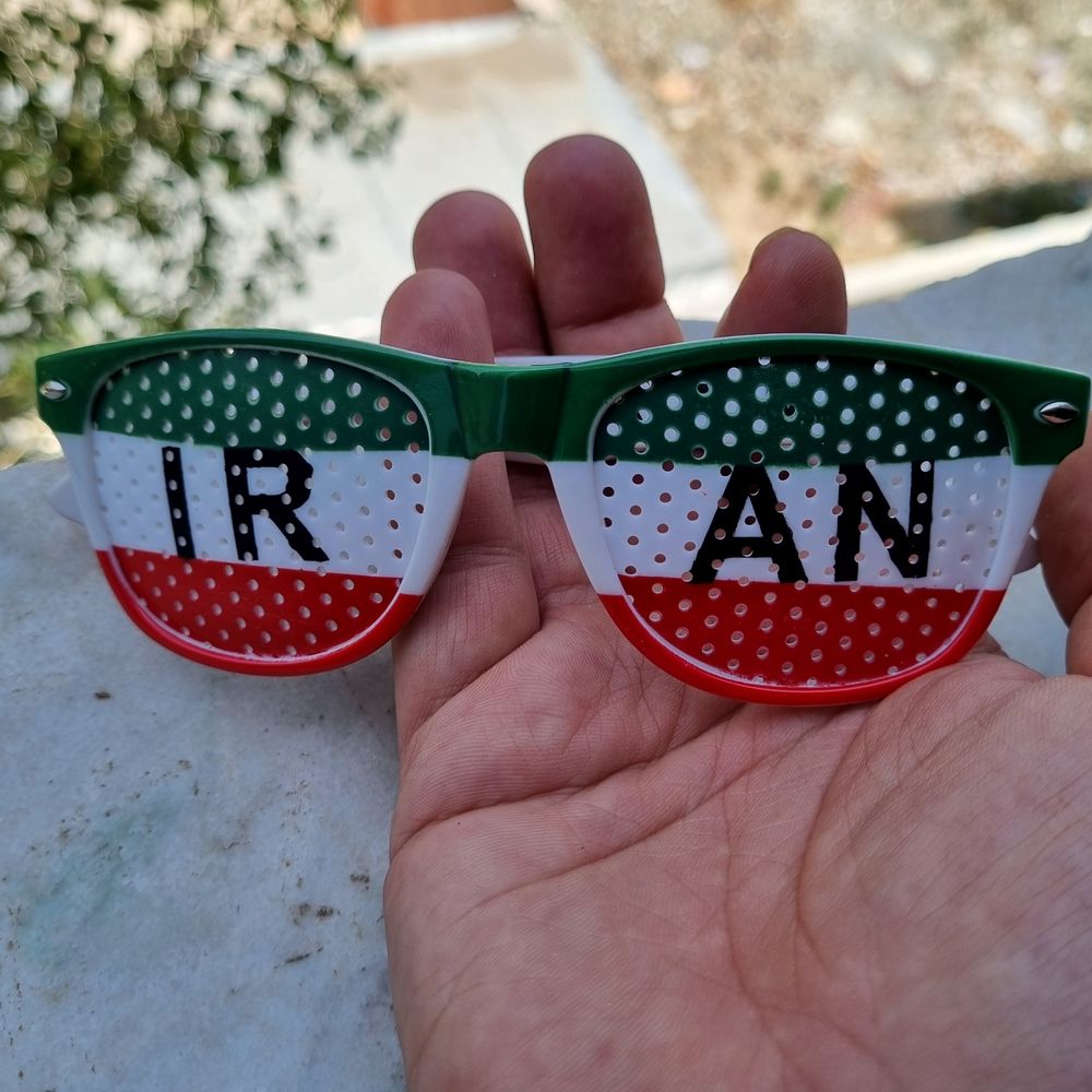 خرید انلاین عینک ویفری طرح پرچم ایران عدسی توری