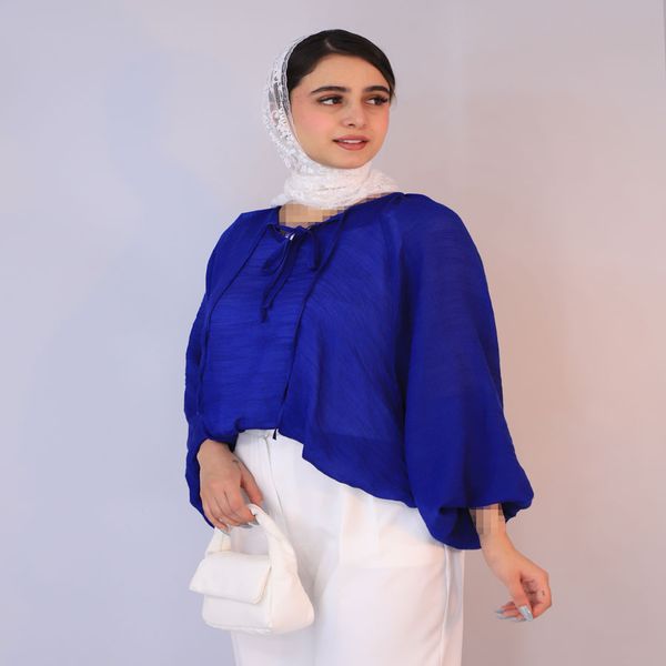 شومیز وال آستین پفی