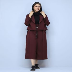 خرید اینترنتی قیمت کت زنانه کرپ مازراتی نیکول