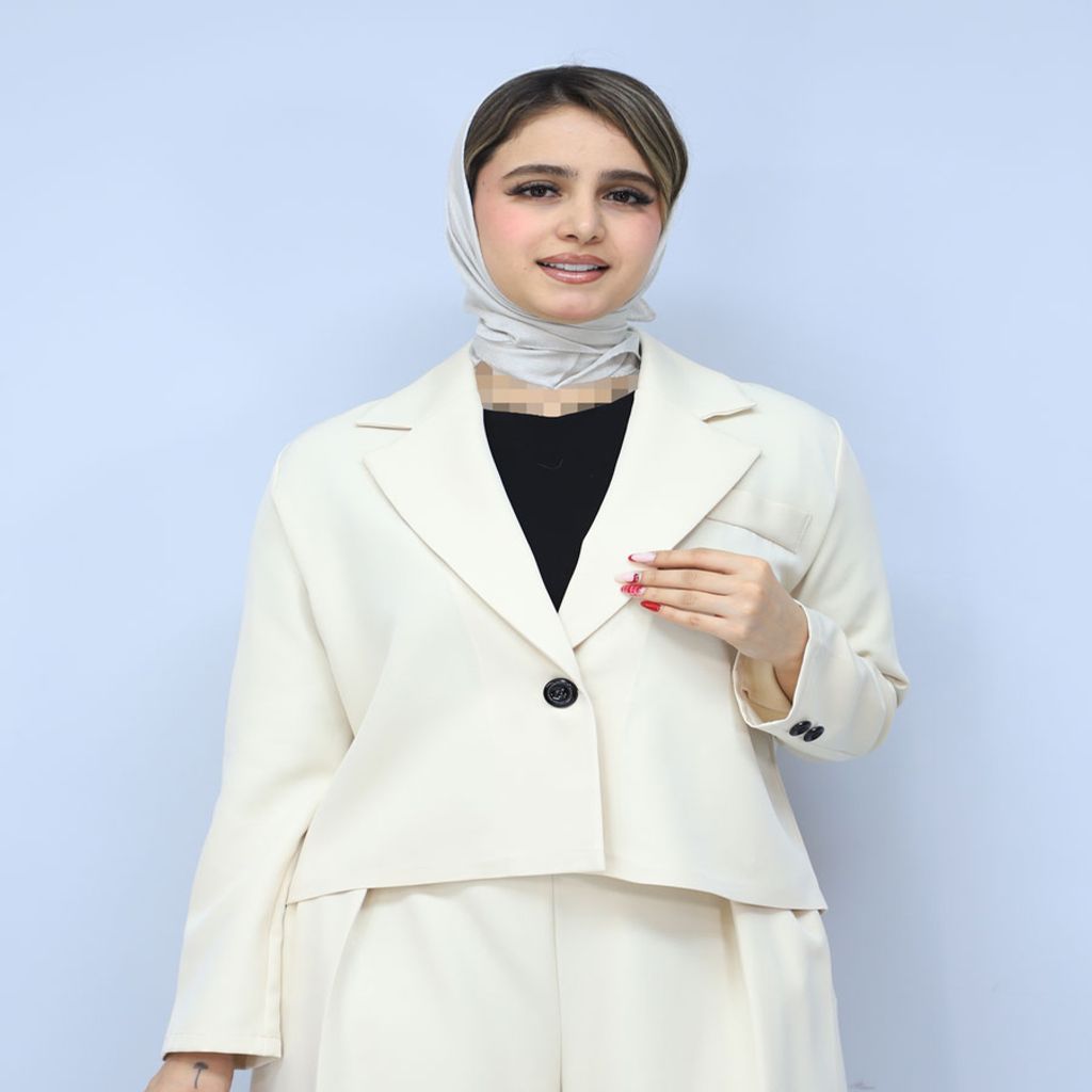خرید اینترنتی قیمت کت زنانه کرپ مازراتی نیکول